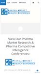 Mobile Screenshot of pharmamarketresearchconference.com